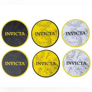 Invicta Drink Double Sided Cardboard Classic Coaster Set 6pc (IG0321)